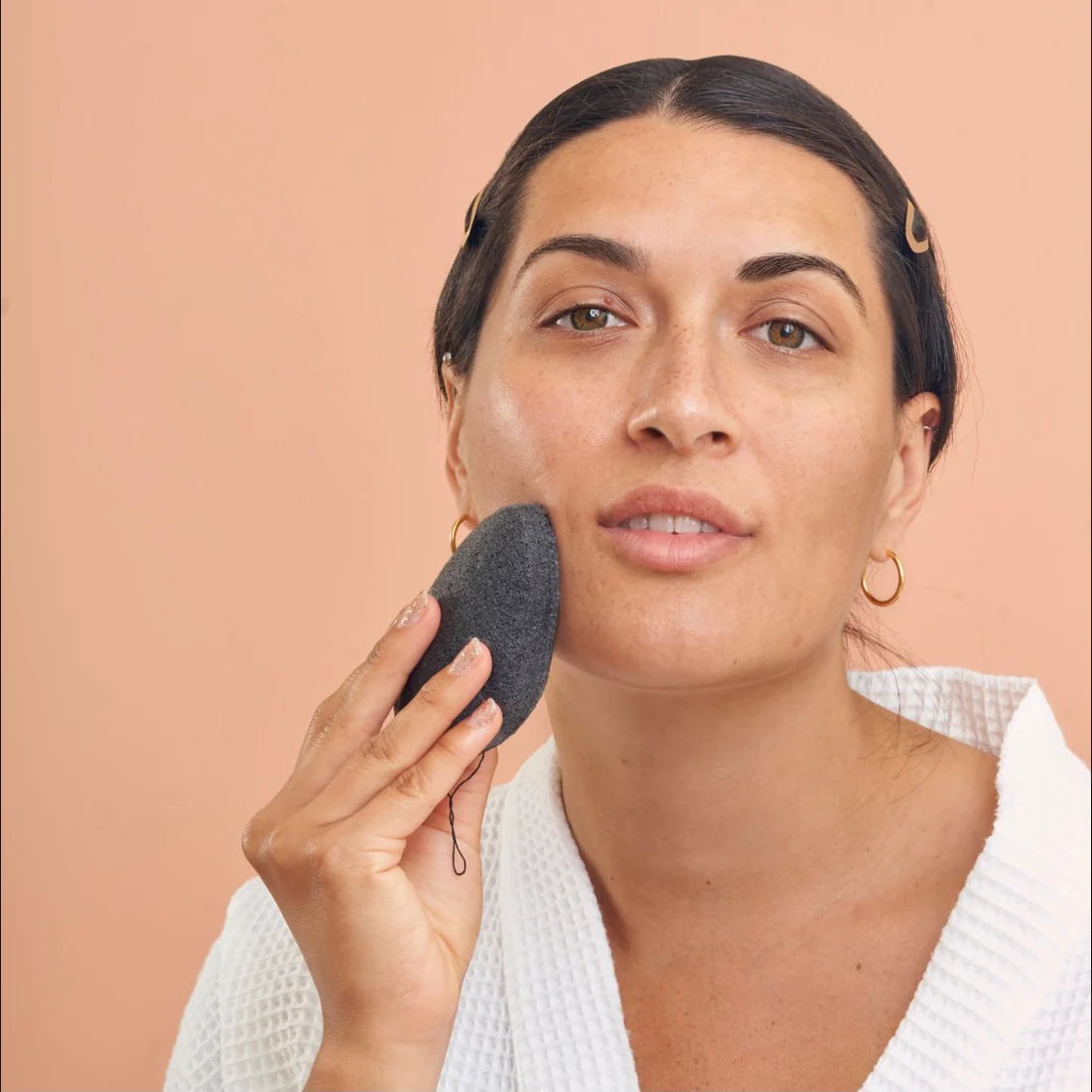 Cleansing Konjac Sponge - Purifying Bamboo Charcoal