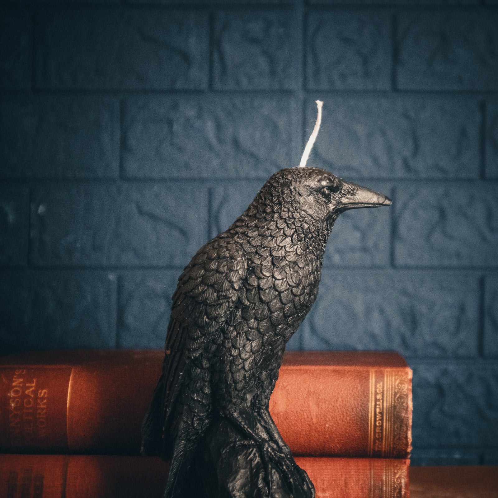 Perched Raven Candle | Pillar