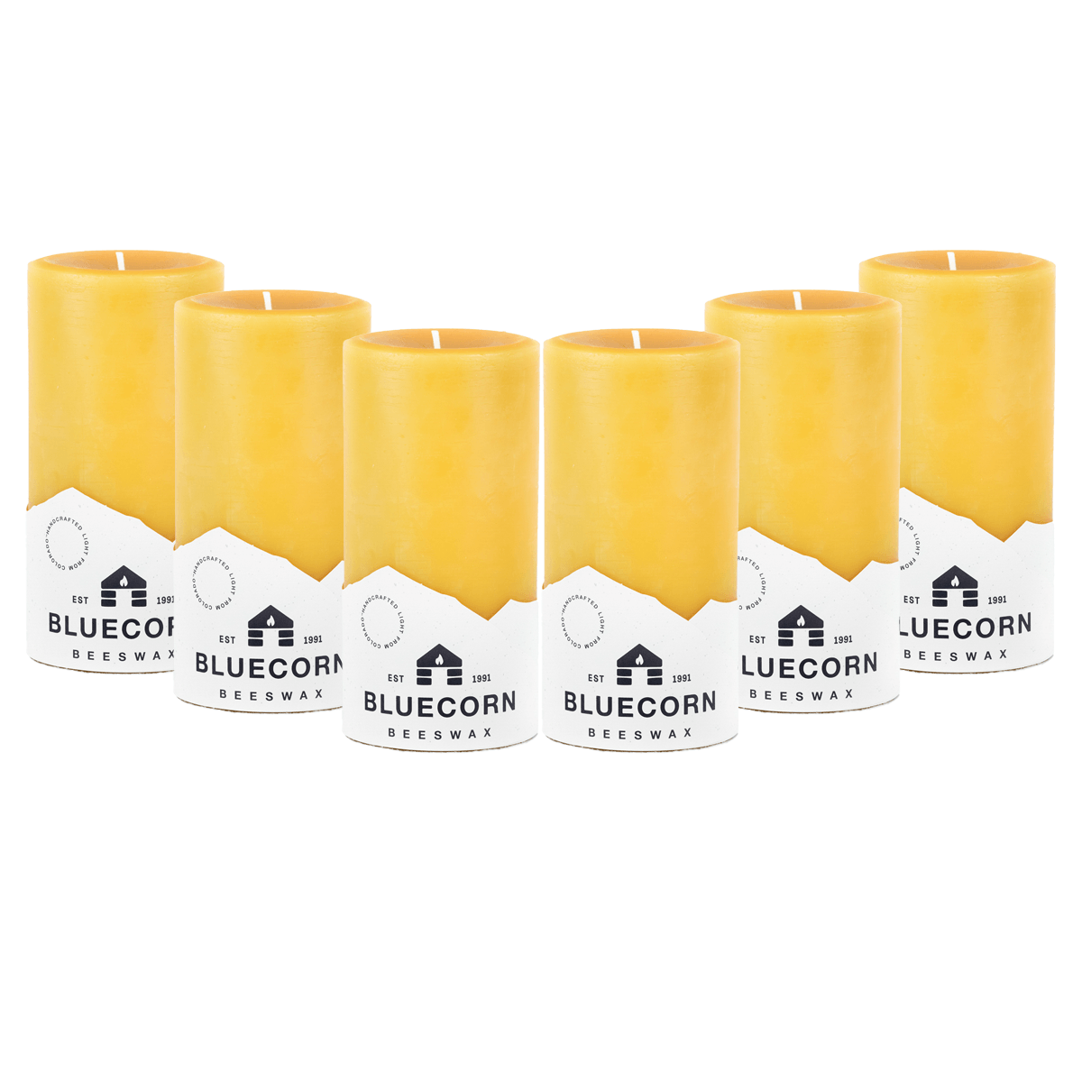 Pure Beeswax Pillar Candles