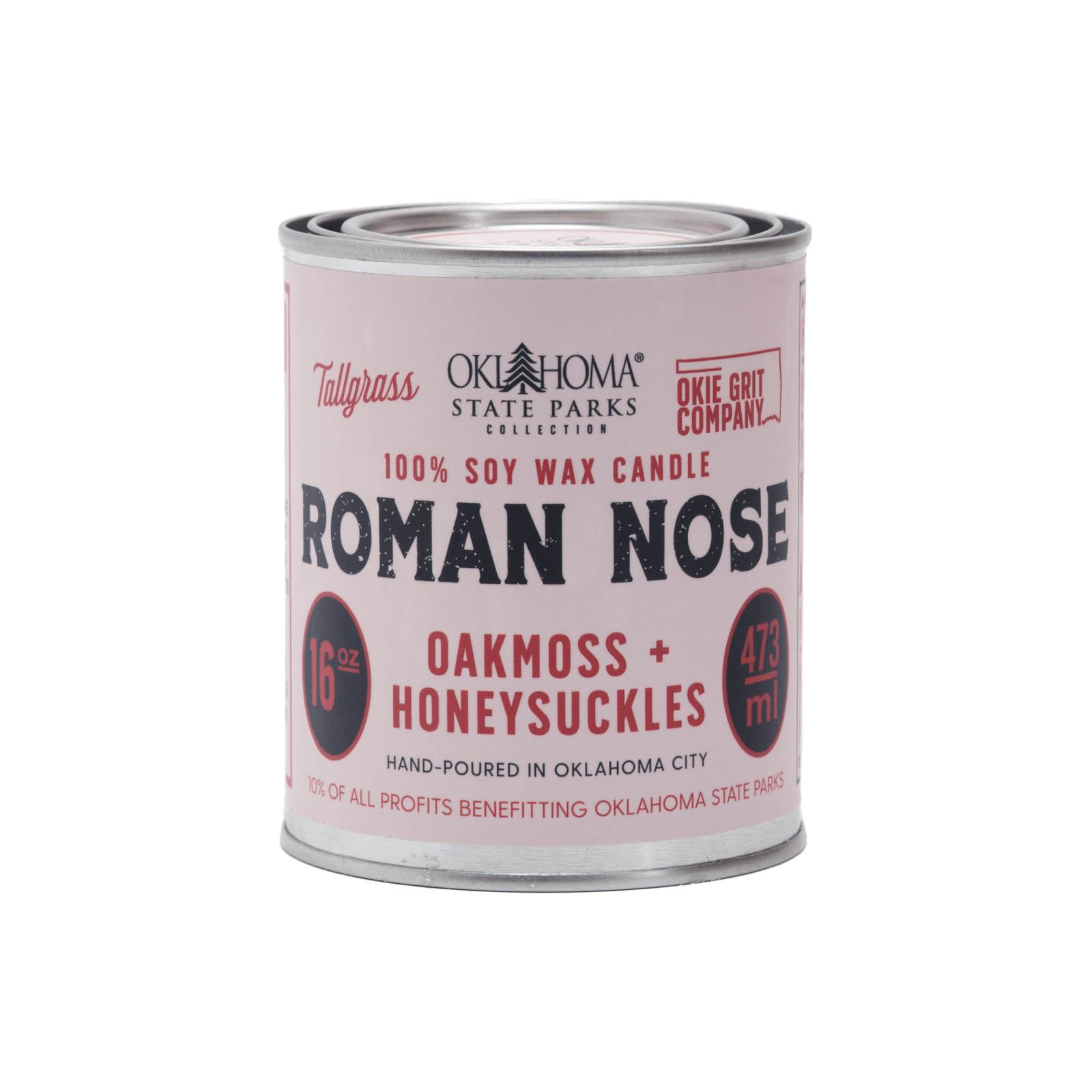 Roman Nose: Oakmoss + Honeysuckle Soy Wax Candle