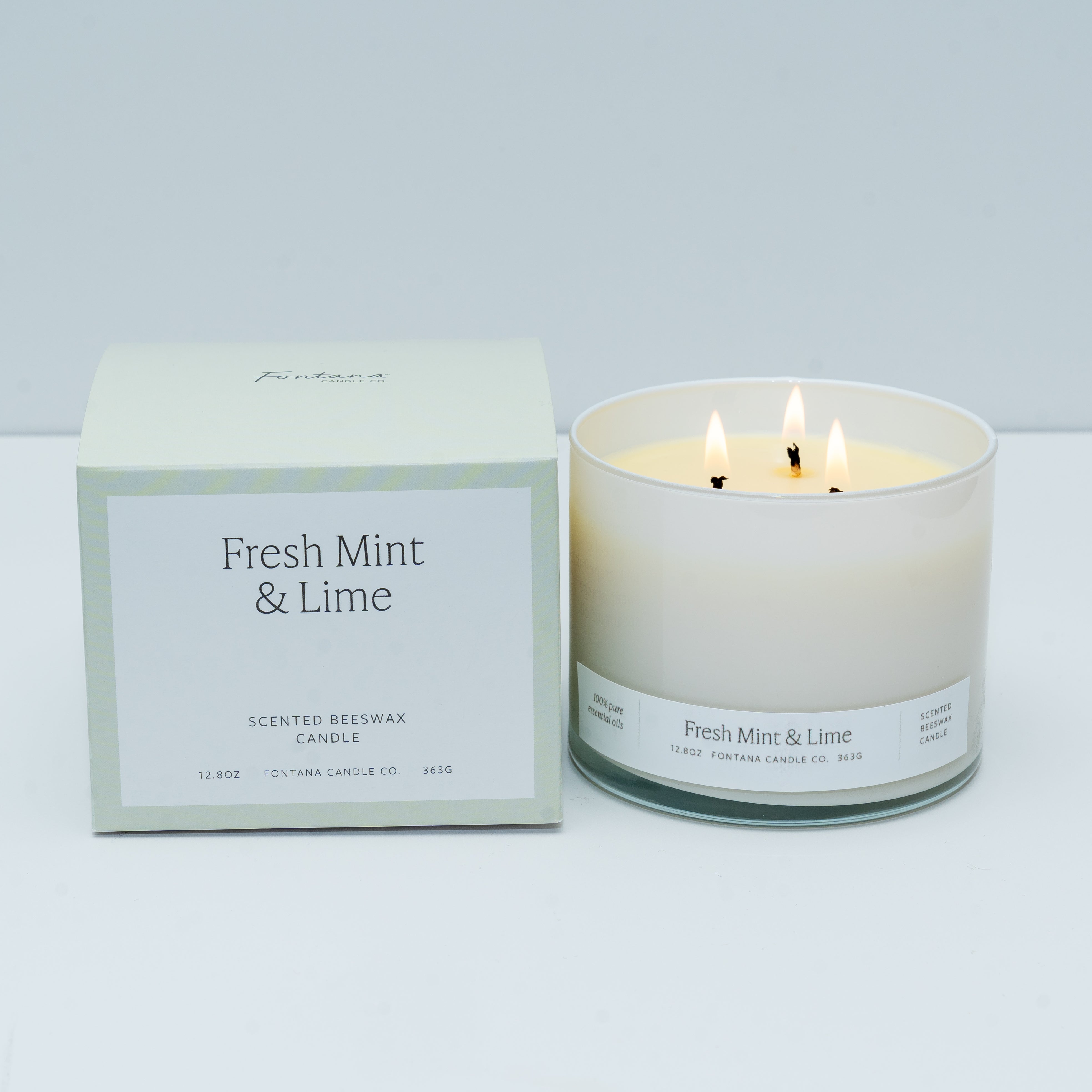 Fresh Mint & Lime 3-Wick Candle