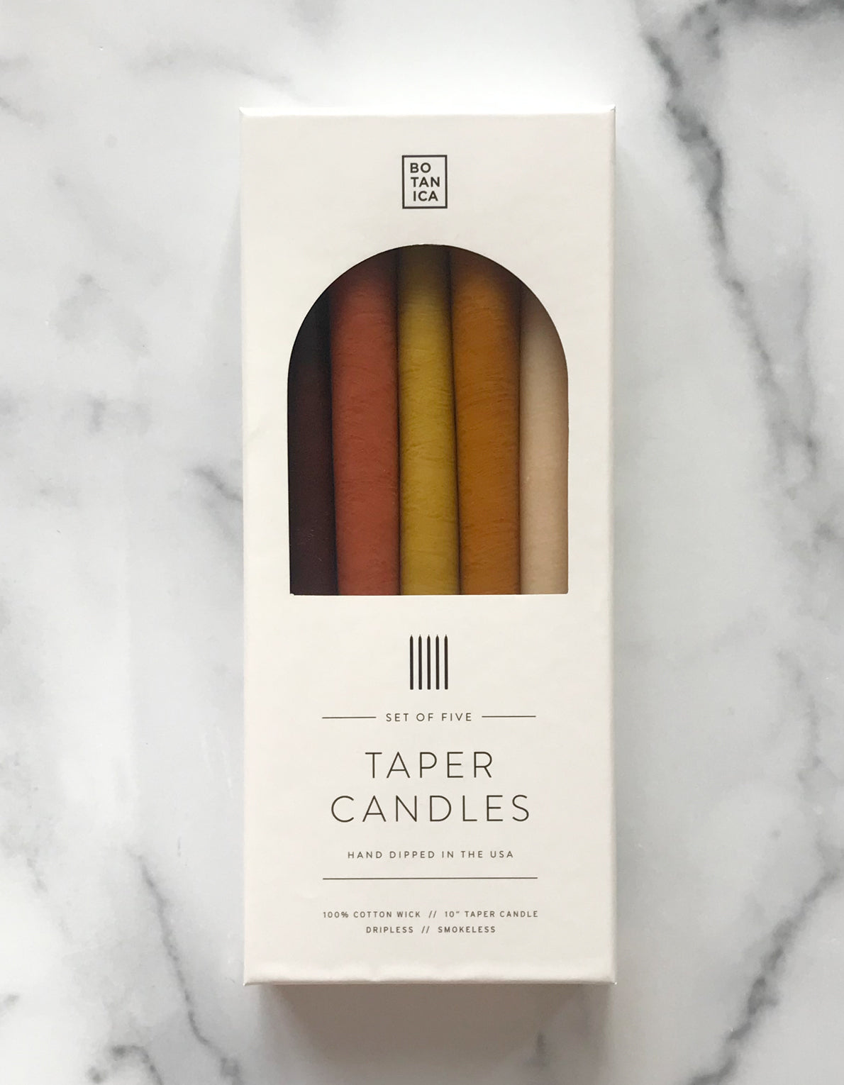 Zodiac Taper Candles | Earth